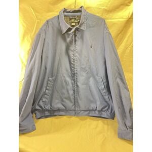 Polo Ralph Lauren Golf Jacket Mens |Size XL| Officer Blue|Grid Check Lining